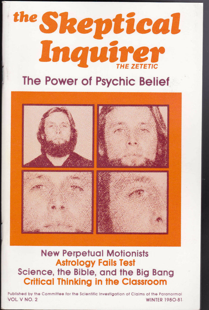 The Skeptical Inquirer Winter 1981 Science the Bible and the Big Bang