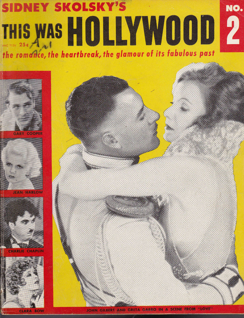 Sidney Skolsky's This Was Hollywood #2 Greta Garbo Jean Harlow Charlie Chaplin