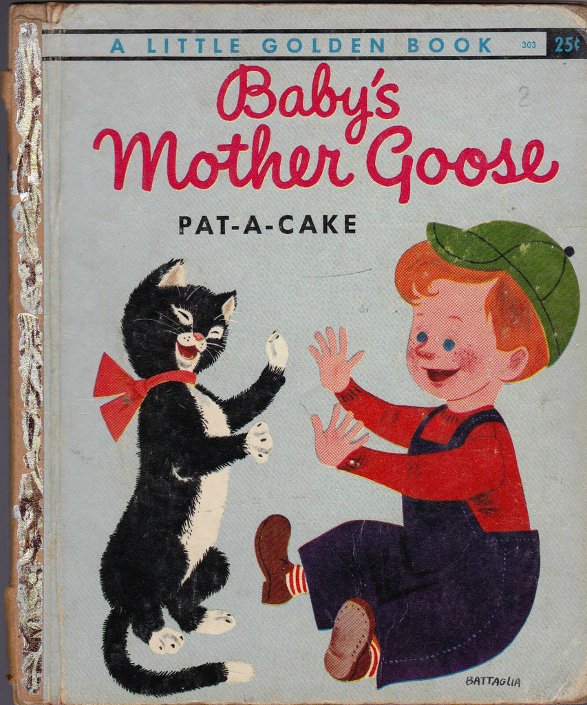 Baby's Mother Goose Little Golden Book #303 Pat-a-Cake 2nd print