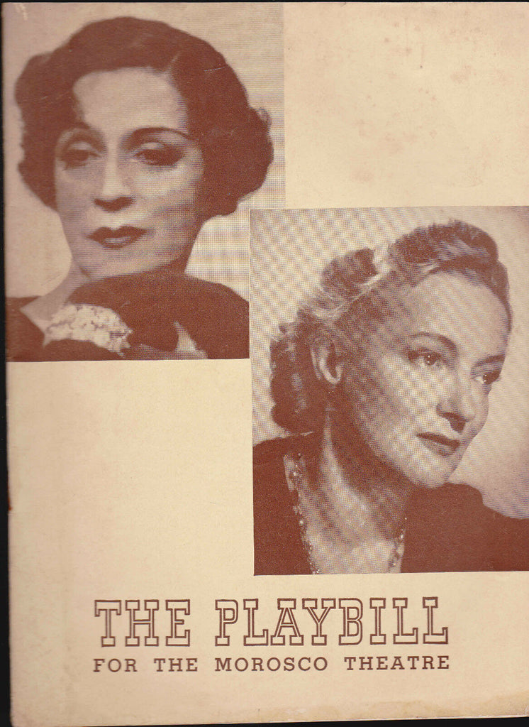 Old Acquaintance Playbill Jane Cowl Kent Smith  January 20 1941