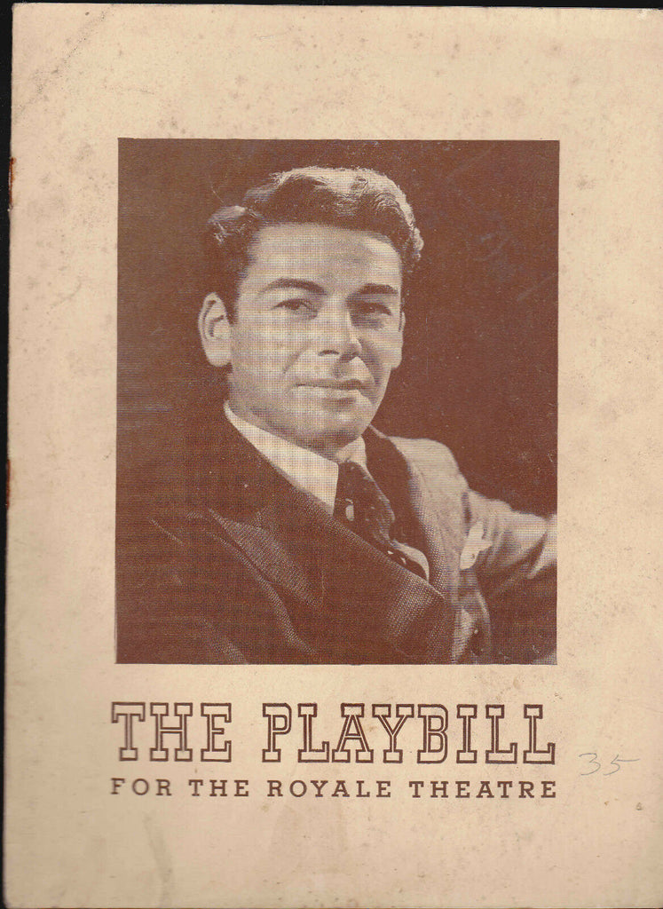 Counsellor-at-Law Playbill Paul Muni Ann Thomas  November 29 1942