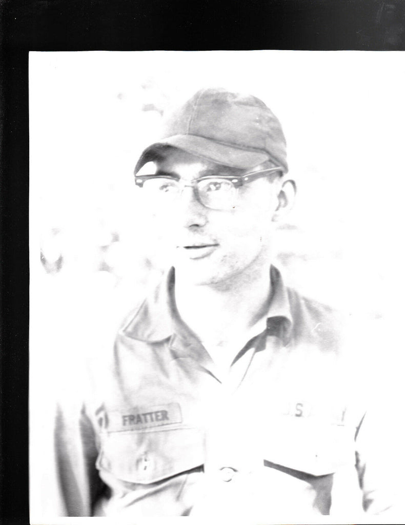 Private Fratter in US ARMY Lot of 7 Photos (8x10 b/w)