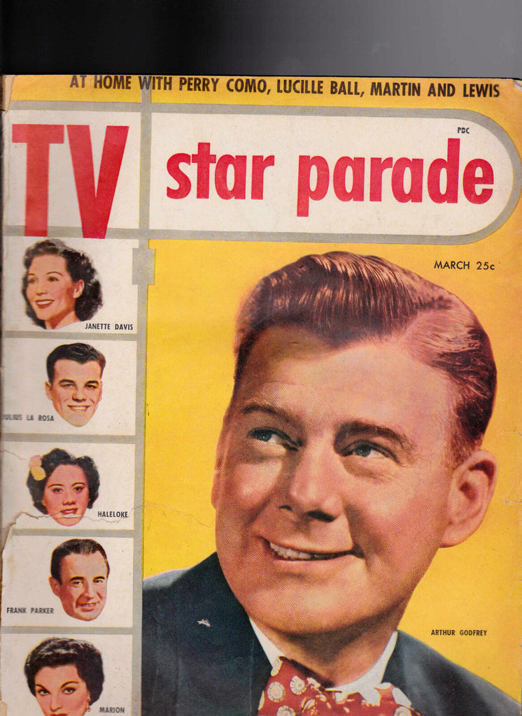 TV Star Parade Arthur Godfrey Haleloke Kahauolopua Janette Davis March 1953