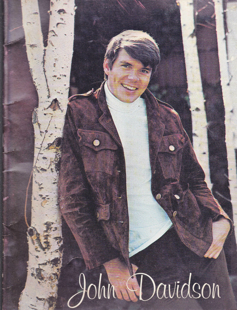 John Davidson 1968 Souvenir Program Loaded with pictures Musician