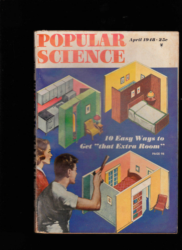 April 1948  Popular Science Magazine- Olds, Pontiac, Chevrolet