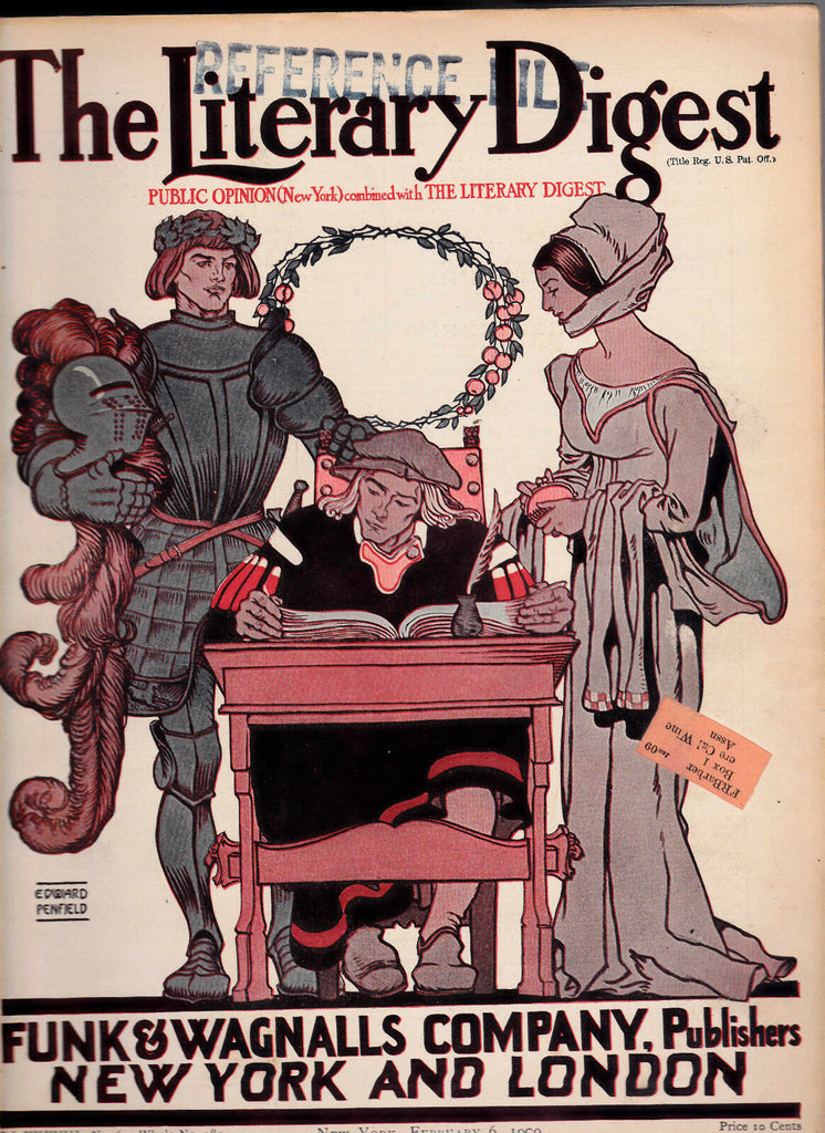 The Literary Digest- Dr Wiley, Cuba, Cleveland Movement February 6 1909