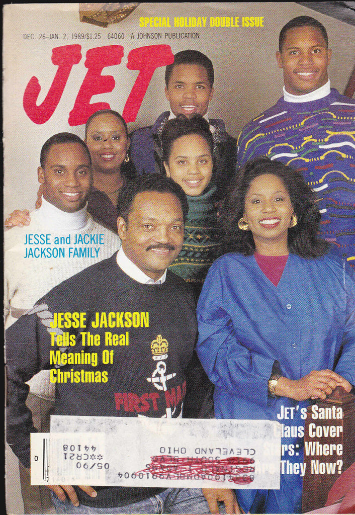 Jet Magazine Jesse Jackson & Family December 26-January 2 1989 Free USA S/H