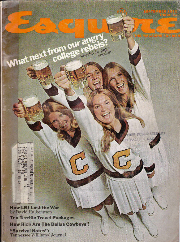 Esquire Magazine Dallas Cowboys College How LBJ lost Vietnam September 1972
