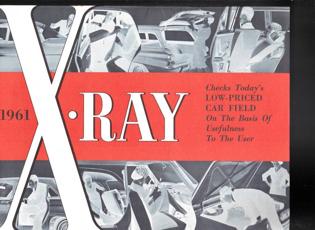X-Ray Magazine (2) 1961 Checks Luxury Cars Great reference Rambler