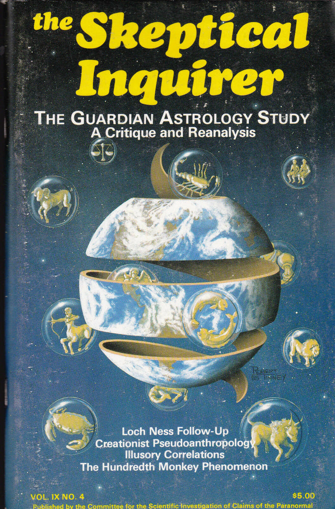 The Skeptical Inquirer Summer 1985 Guardian Astrology Study Loch Ness