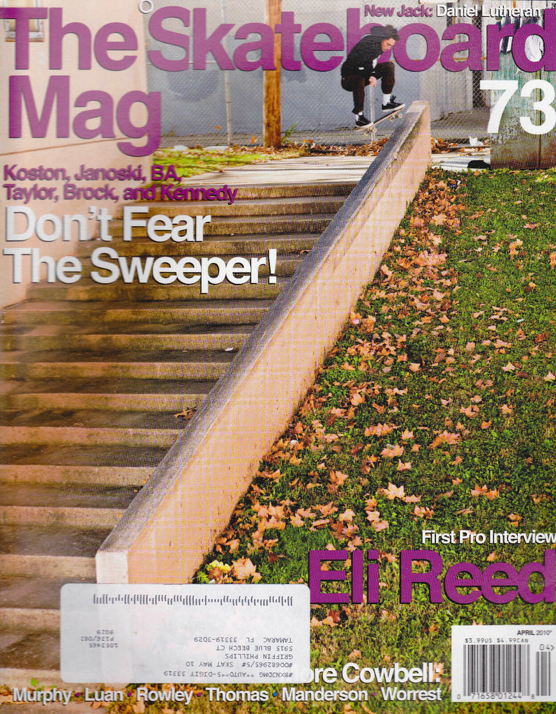 The Skateboard Mag #73 Daniel Lutheran, Eli Reed, The Sweeper April 2010