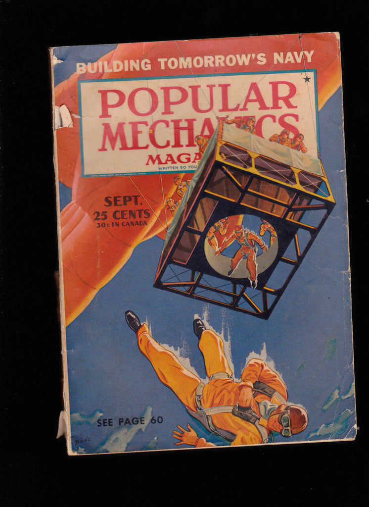 September 1941 Popular Mechanics Magazine- Uncle Sam's Iron Fighters, Glass
