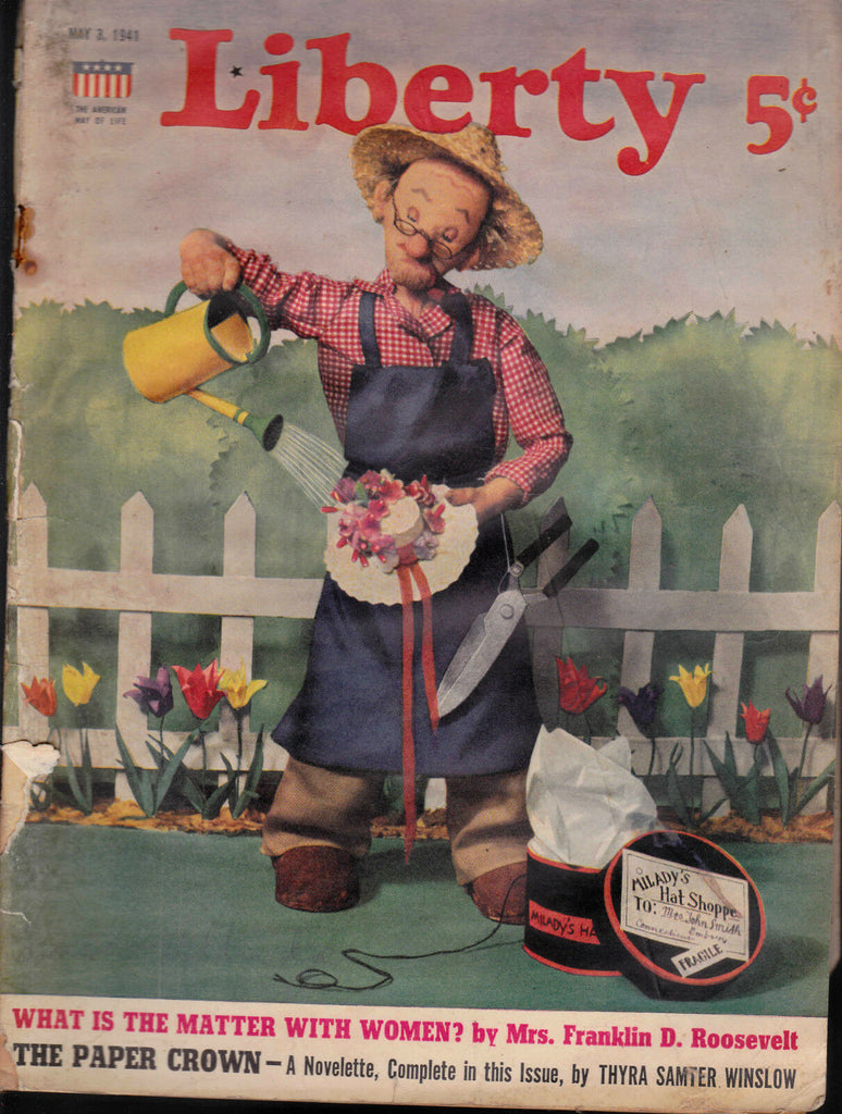 Liberty Magazine Gardening cover Amos n Andy  May 3 1941