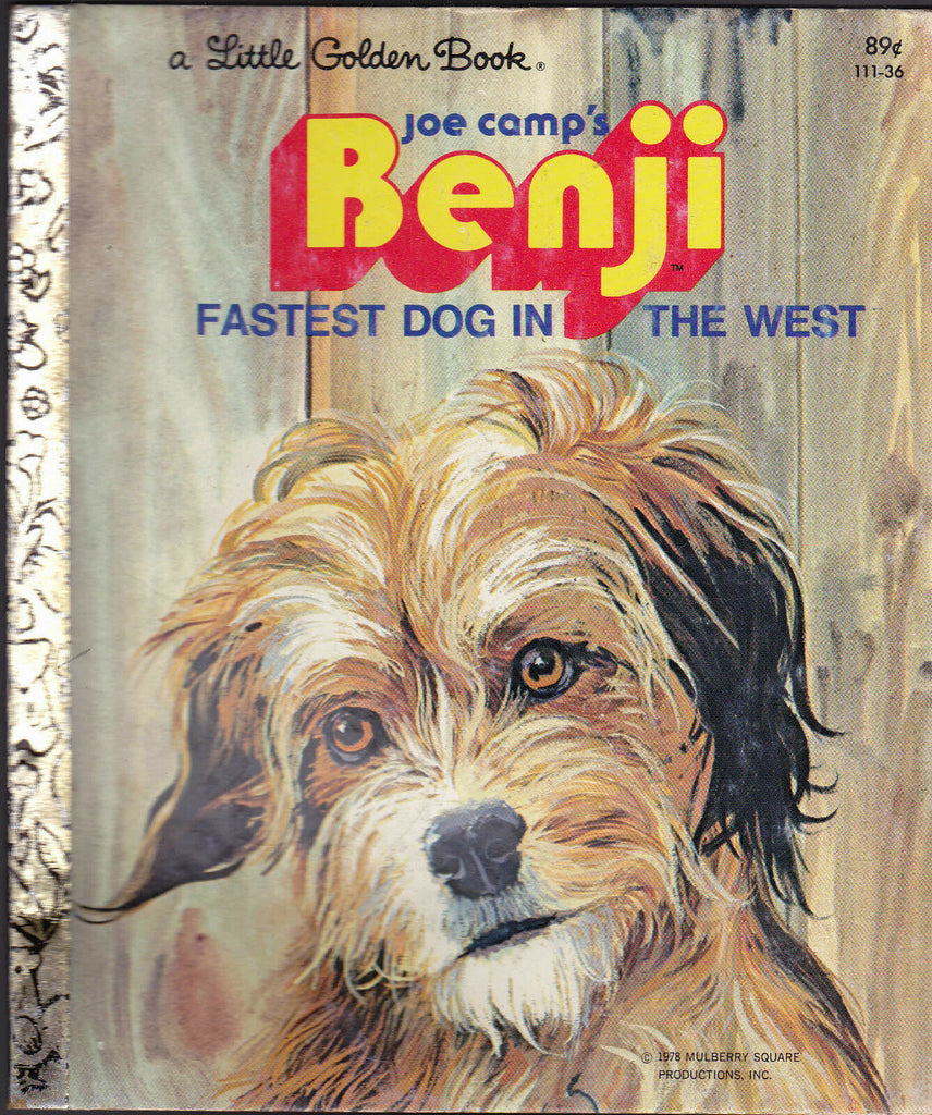 Joe Camp's Benji Fastest Dog in the West Little Golden Book  McDonald's Edition