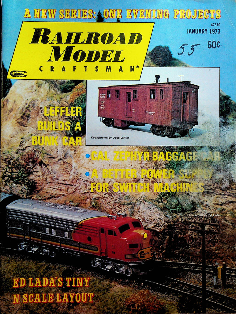 Railroad Model Craftsman Magazine January 1973