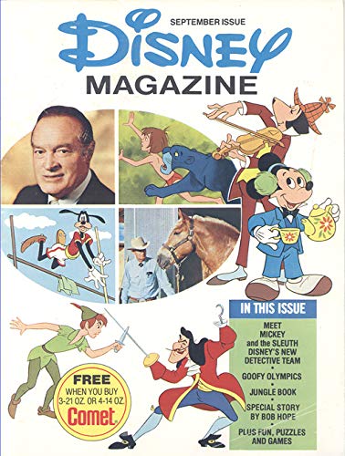 Disney Magazine September 1976 (Bob Hope/Mickey Mouse on Civer)