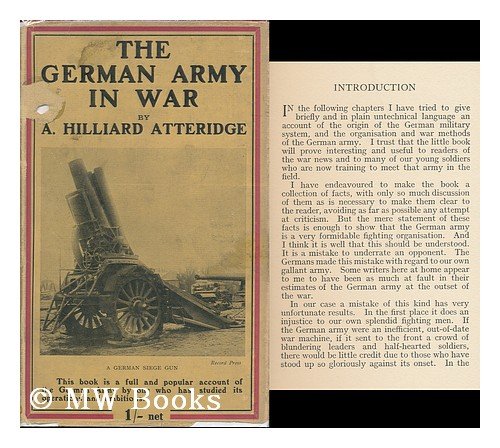 The German Army in War.