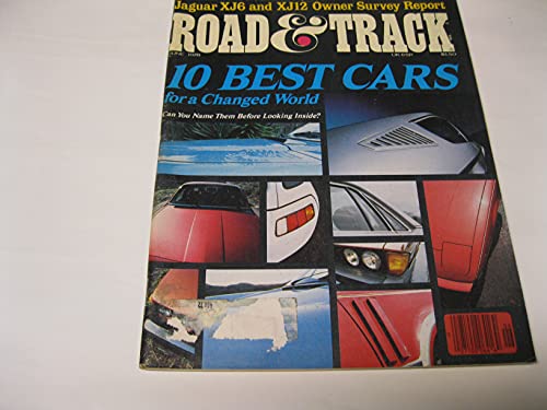 June 1978 Road & Track Magazine- 10 Best Cars