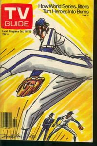 TV Guide October 16-22, 1976 (How World Series Jitters Turn Heroes Into Bums; Barnard Hughes of Doc; Vast Wasteland Revisited, Volume 24, No. 42, Issue #1229)