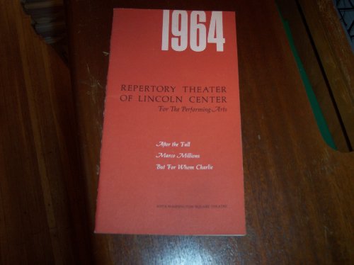 1964 Repertory Theater of Lincoln Center Program