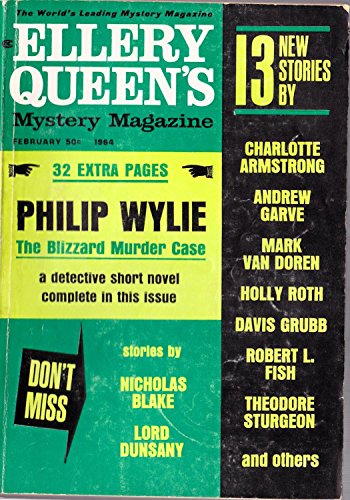 Ellery Queen's Mystery Magazine February 1964 (Volume 43, Number 2)