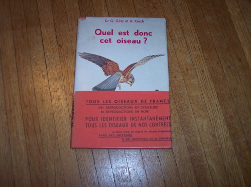 Quel Est Donc Cet Oiseau?