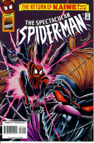 The Spectacular Spider-Man #231: Reluctant Lazarus (The Return of Kaine - Marvel Comics)
