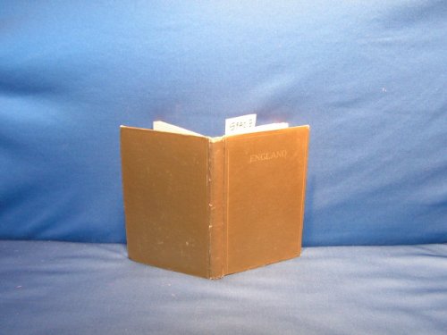 England; an account of past and contemporary conditions and progress; 1906 [Hardcover]