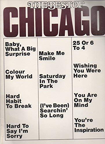The Best of Chicago (Piano / Vocal / Guitar)