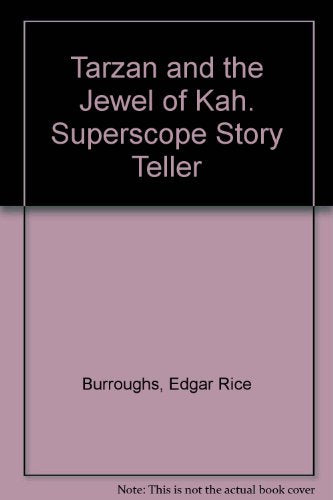 Tarzan and the Jewel of Kah. Superscope Story Teller