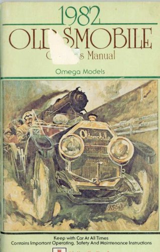1982 Oldsmobile Owner's Manual: Omega Models