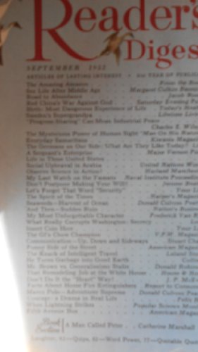 Reader's Digest, September 1952