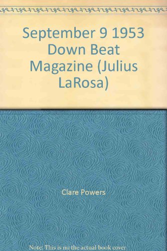 September 9 1953 Down Beat Magazine (Julius LaRosa)