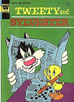 Tweety and Sylvester (1963 series) #38 WHITMAN