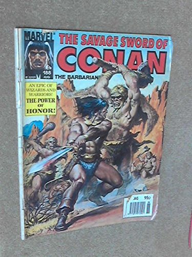 The Savage Sword of Conan #188 Aug 1991