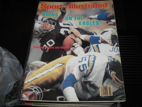 Sports Illustrated January 19 1981 Mark Van Eeghen Oakland Raiders