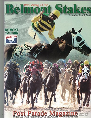 Belmont Stakes 133 Program June 9 2001
