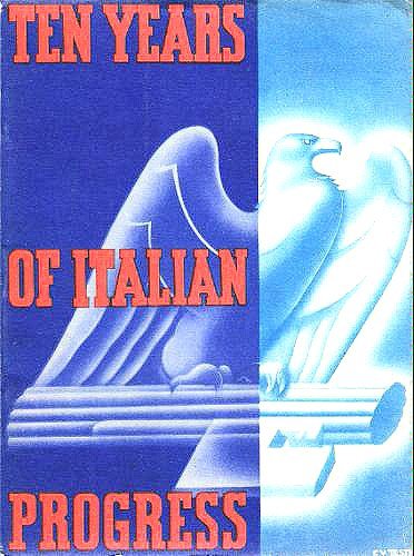 Ten Years of Italian Progress (1933 Chicago World's Fair Exposition Booklet)