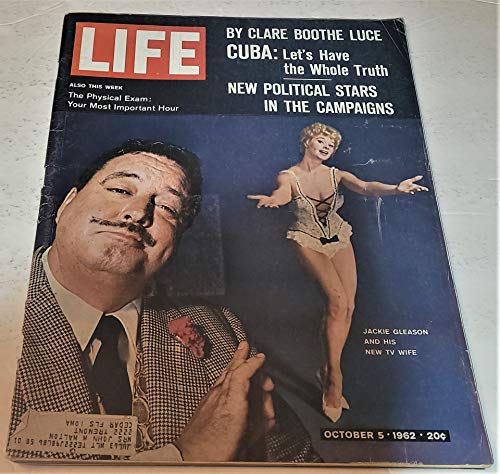 LIFE MAGAZINE: OCTOBER 5, 1962- Jackie Gleason & Jane Meadows