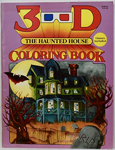 The Silly Monsters 3-D Coloring Book: Monster Mansion