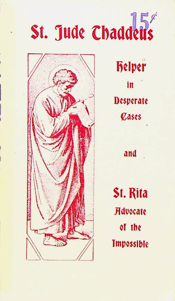 St Jude Thaddeus Helper in Desperate Cases & St Rita Advocate of the Impossible