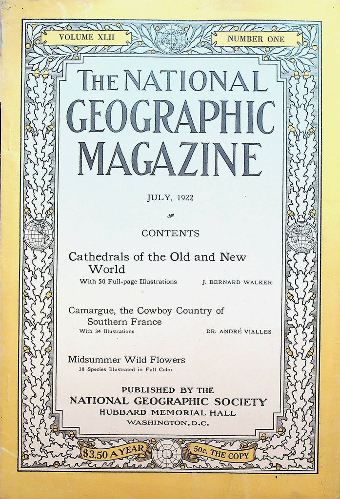 National Geographic Magazine July 1922