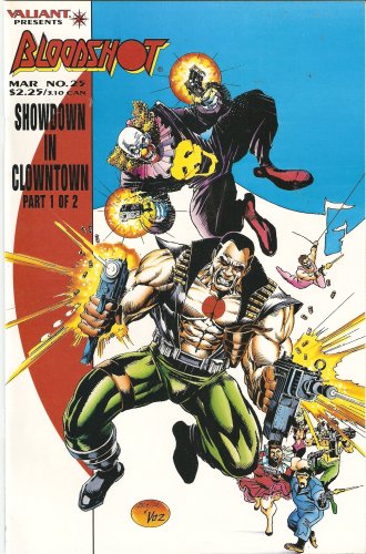 Bloodshot #25 (Showdown in Clowntown Part 1 of 2) March 1995