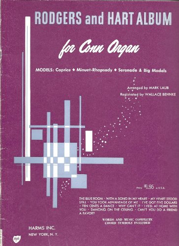 Rodgers and Hart Album (for Conn Organ)
