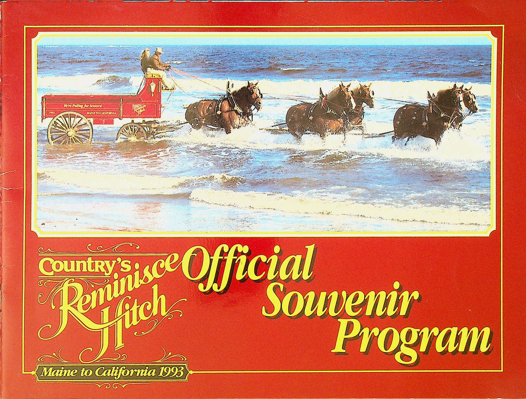 Country's Reminisce Hitch Official Souvenir Program