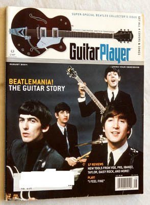 Guitar Player Magazine - August 2004 - Grade 9.0 - Beatles Collector's Issue W/ Transcription - Beatlemania Guitar Story - Lenny Kaye - Freddie King - John Abercrombie