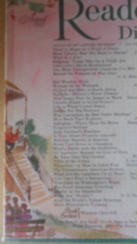 The Reader's Digest; August 1952