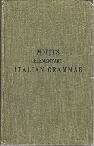 Elementary Italian grammar,