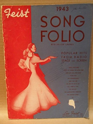 Feist 1943 Song Folio