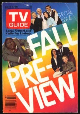 TV Guide Fall Preview Special Issue September 10-16, 1983